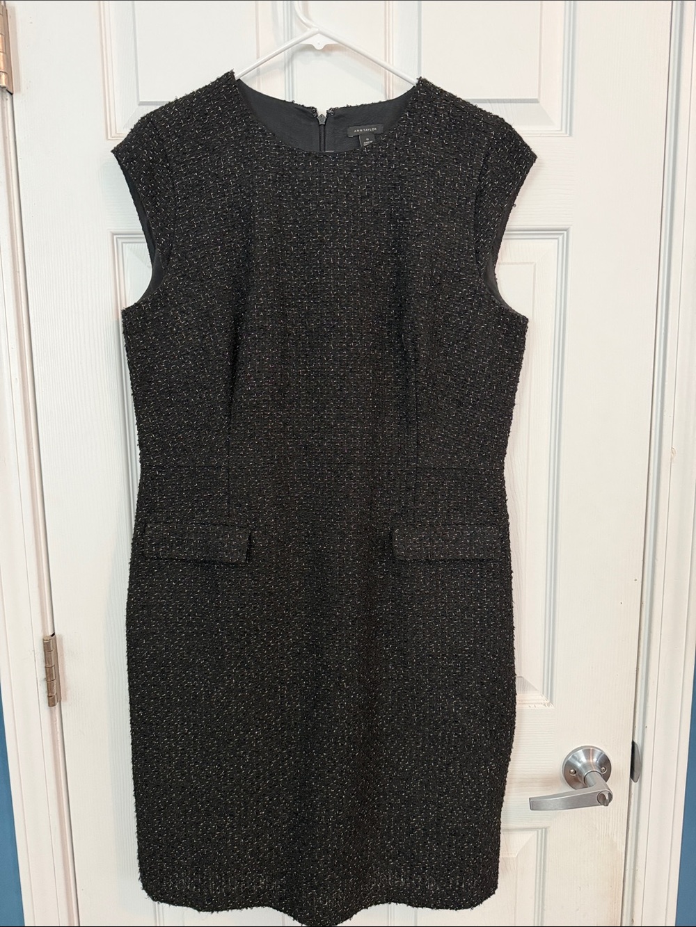 Ann Taylor Shimmer Tweed Dress size 12